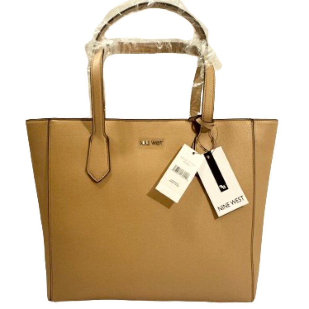 NWT Nine West Nude Maysenn Tote Bag 👜 - Picture 5 of 8